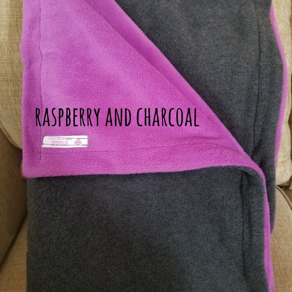Twin size double fleece blanket